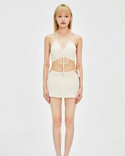 Maui Skirted Bikini 3-Piece Set｜Ivory
