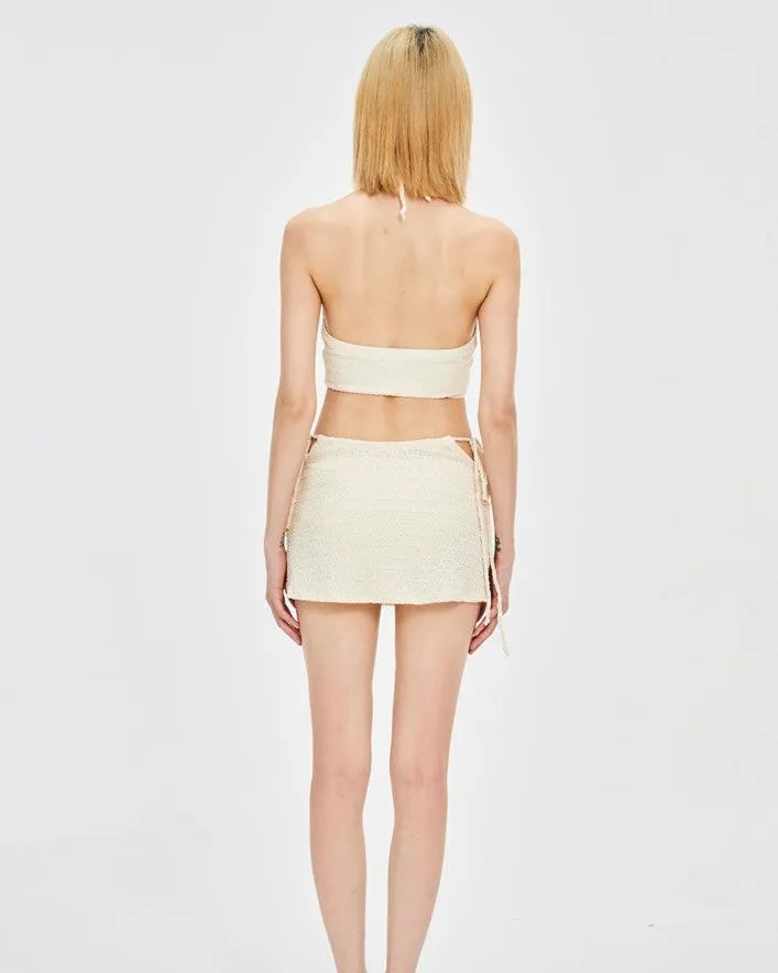 Maui Skirted Bikini 3-Piece Set｜Ivory