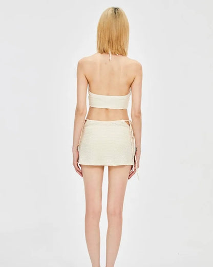 Maui Skirted Bikini 3-Piece Set｜Ivory